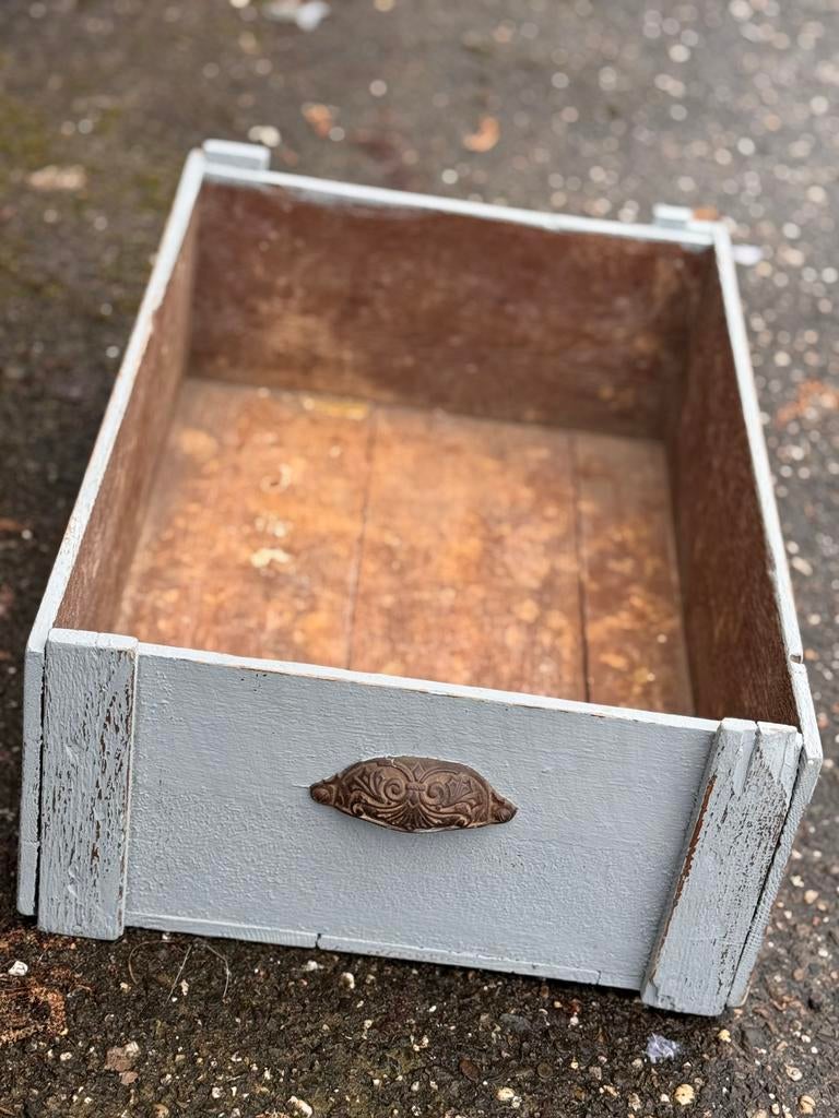 Brocante kist, Ophalen, Gebruikt