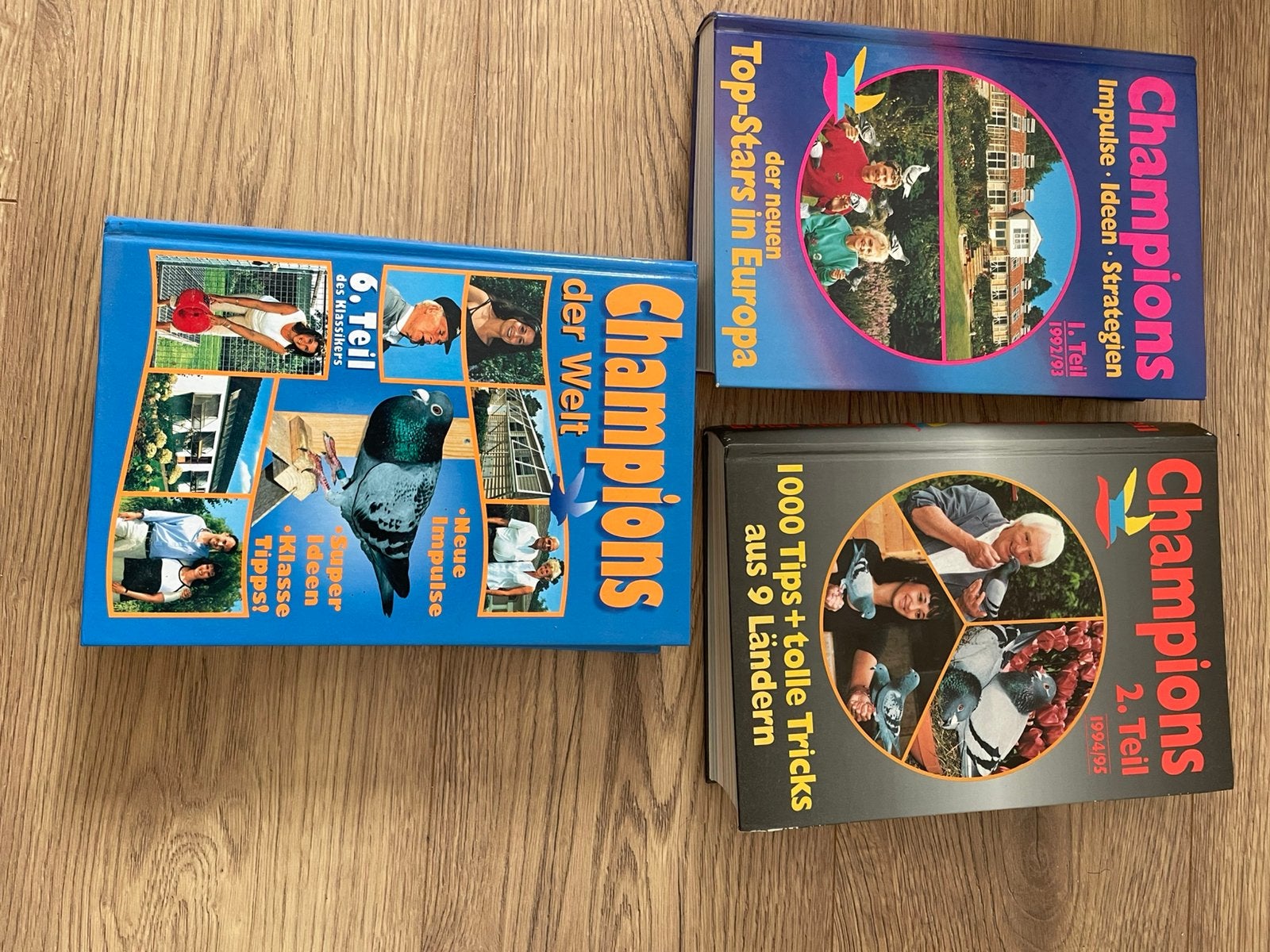 3 duivenboeken van Ernst Nebel, Mannelijk, Postduif
