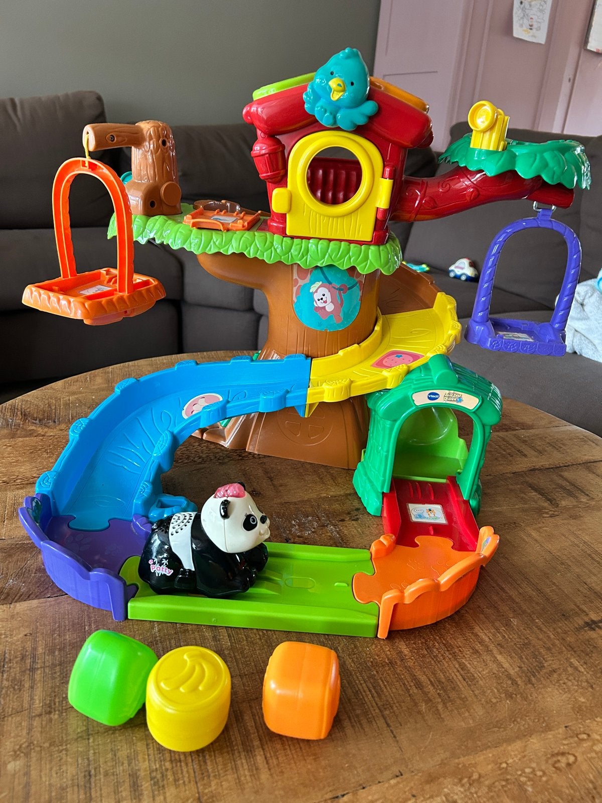 VTech Zoef Zoef Dieren Boomhuis met Panda, Ophalen of Verzenden, Gebruikt, Overige typen, Met geluid