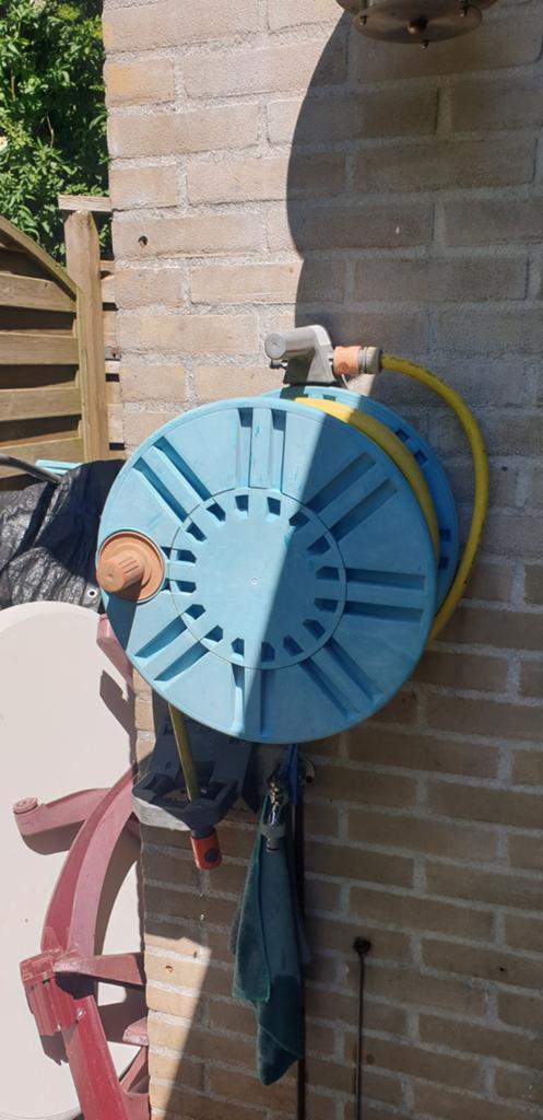 Gardena tuinhaspel met 20 meter non torsion slang, Ophalen