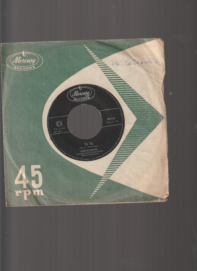 CLYDE  McPHATTER  --  TA  TA  //  ROCK, Gebruikt, Verzenden, Originele persing, 7 inch