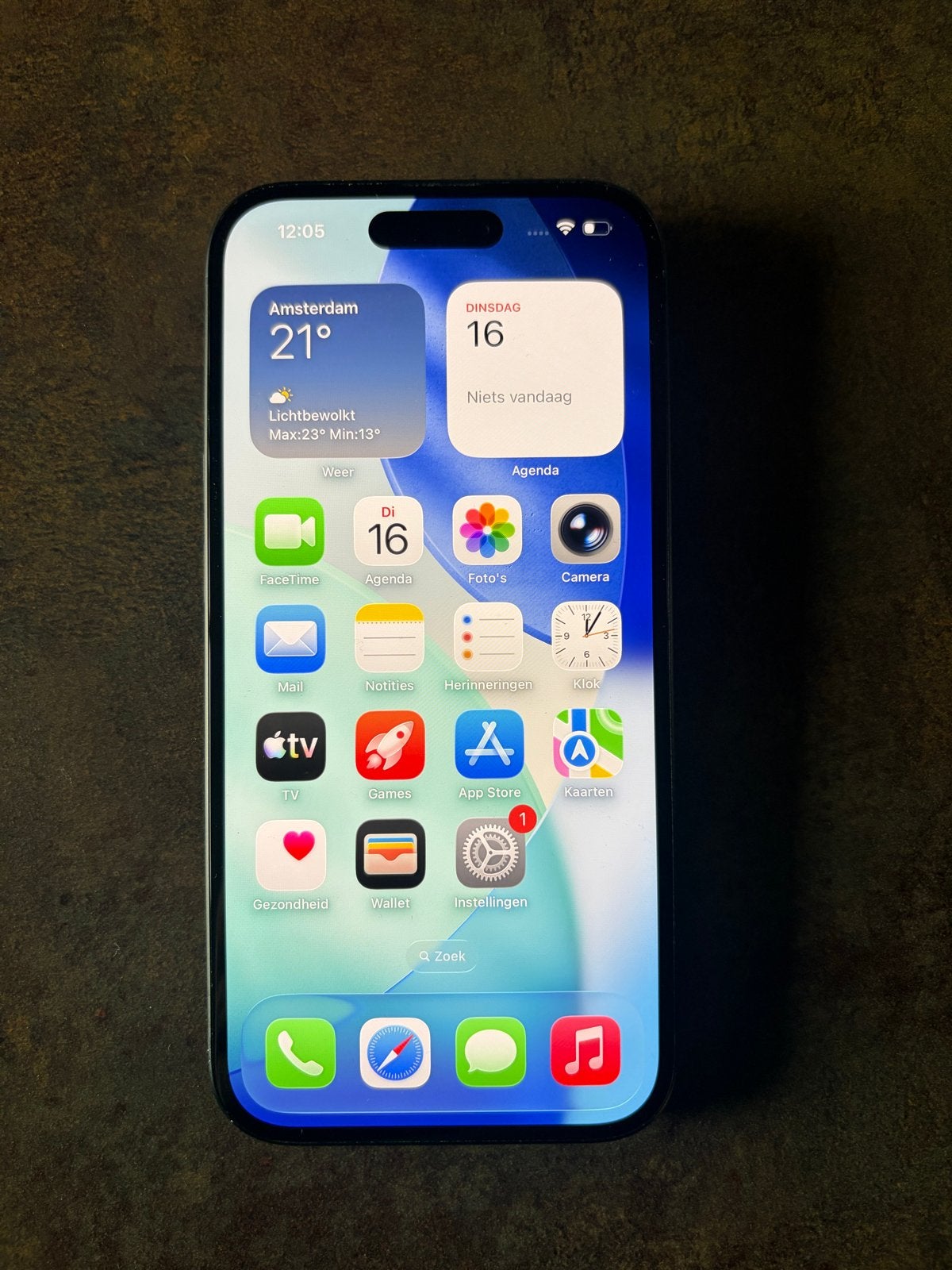 iPhone 15  128gb Zwart, Ophalen, 128 GB, IPhone 15, 86 %