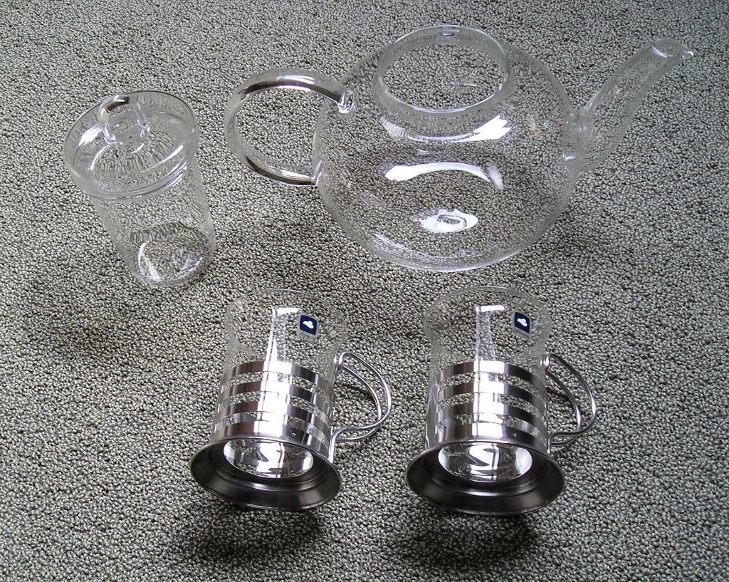 Klassieke theepot Armonia van Leonardo  , Theepot/fluitketel, Ophalen of Verzenden, Nieuw, Glas
