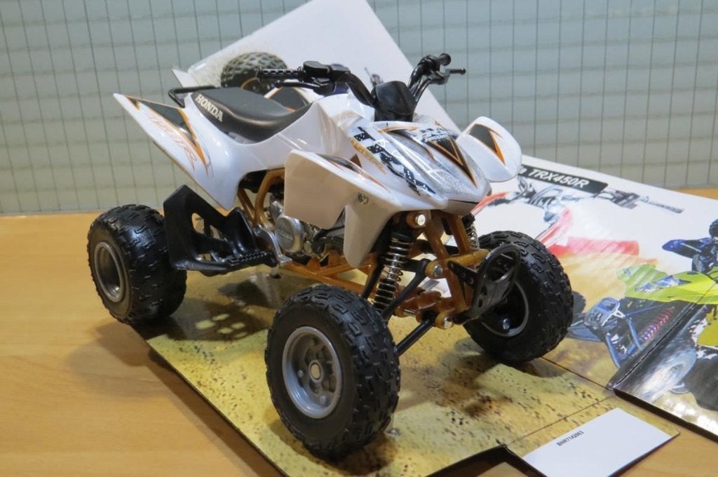 Honda TRX450R quad atv white 1:12 57473, Pirmasens, Overige typen, Nieuw, Ophalen of Verzenden