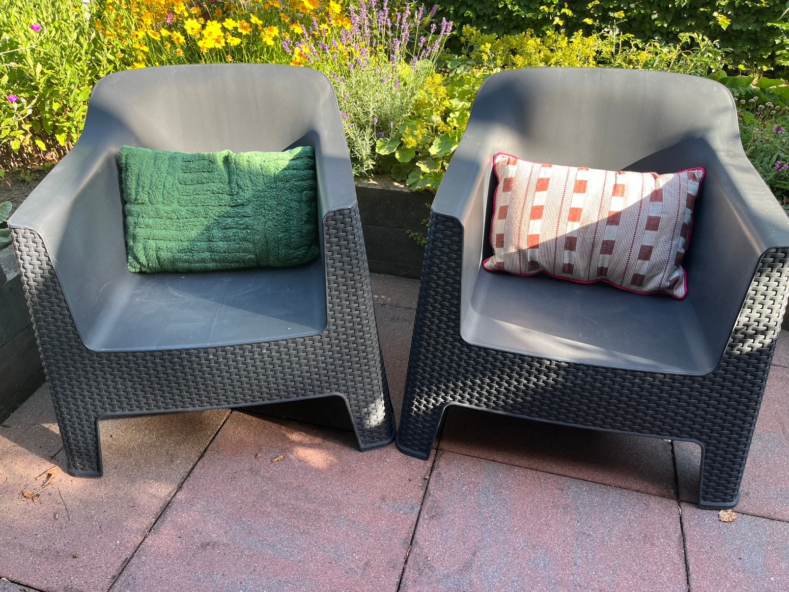 Loungestoelen Keter, Tuin en Terras, Kunststof, Gebruikt, Loungeset, Ophalen