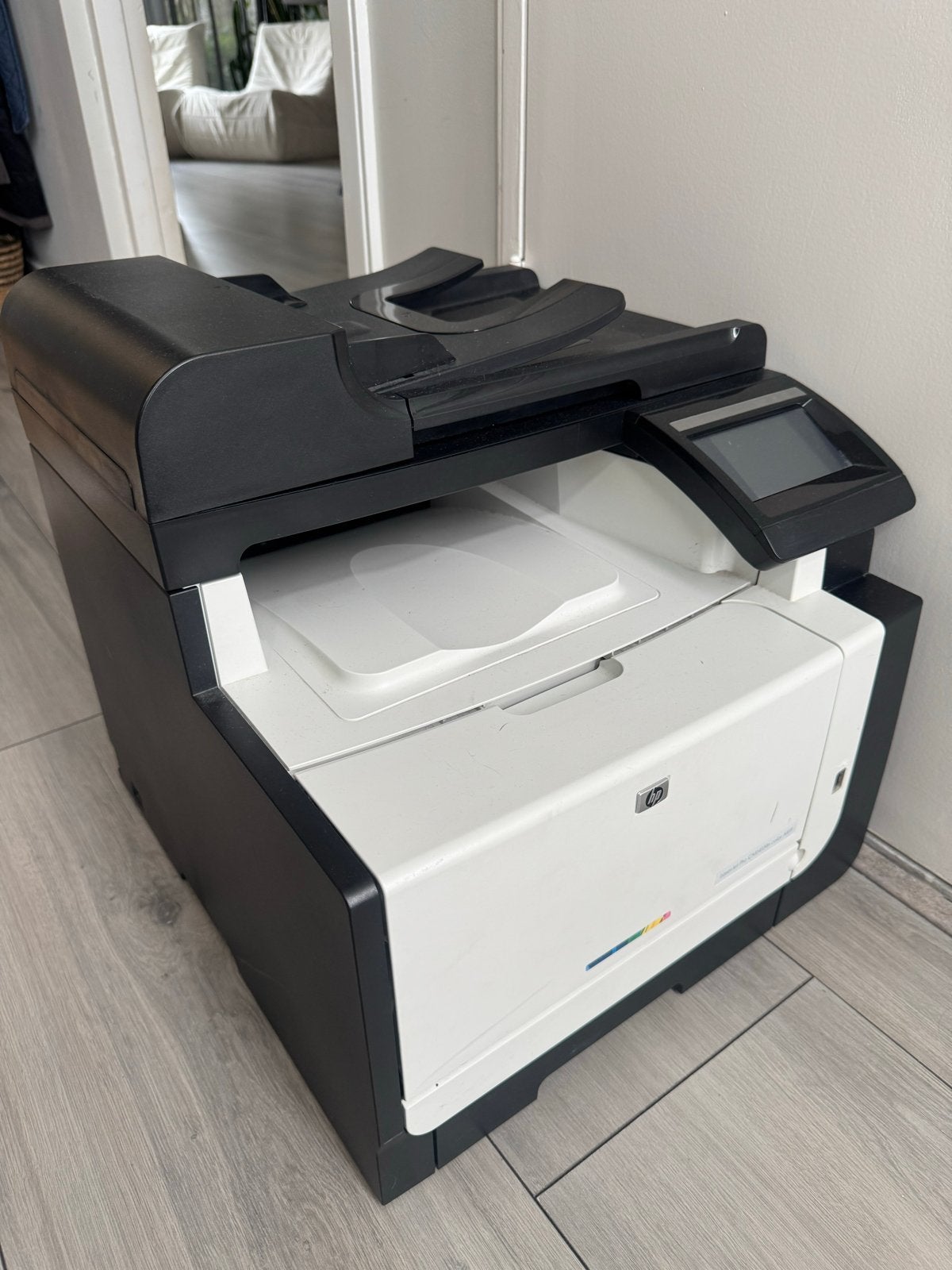 HP LaserJet Pro CM1415fn Color MFP - All-in-one printer, Computers en Software, Printers, Ophalen, Gebruikt, Faxen, All-in-one