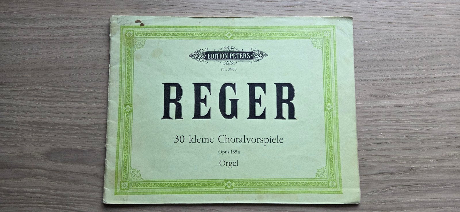 Reger - 30 kleine Choralvorspiele voor Orgel (Opus 135a), Ophalen of Verzenden