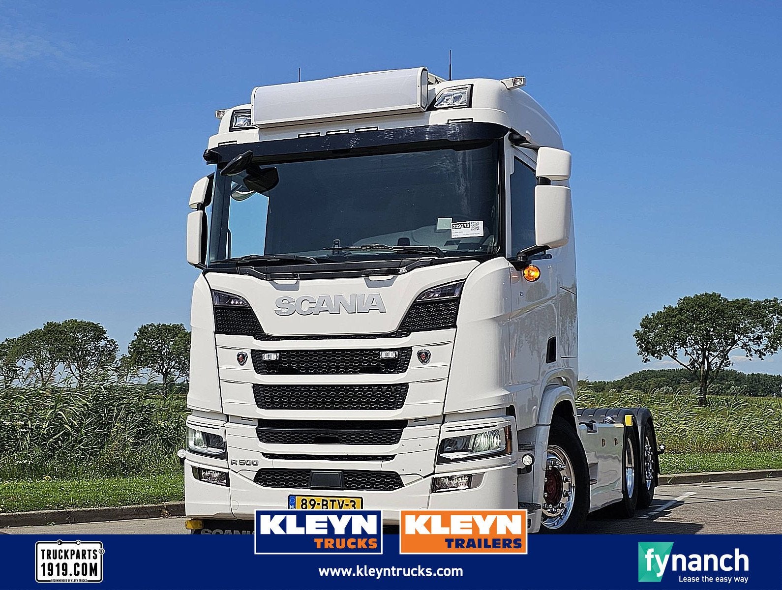 SCANIA R500 6x2 retarder, Auto's, Euro 6, Scania, Wit, Bedrijf