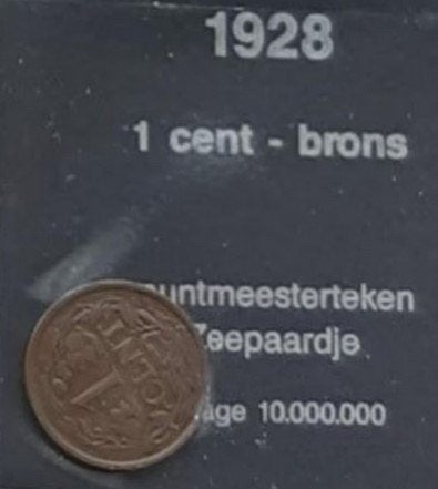 1 cent, Postzegels en Munten, Munten | Nederland, Ophalen of Verzenden, Koningin Wilhelmina, 1 cent, Losse munt