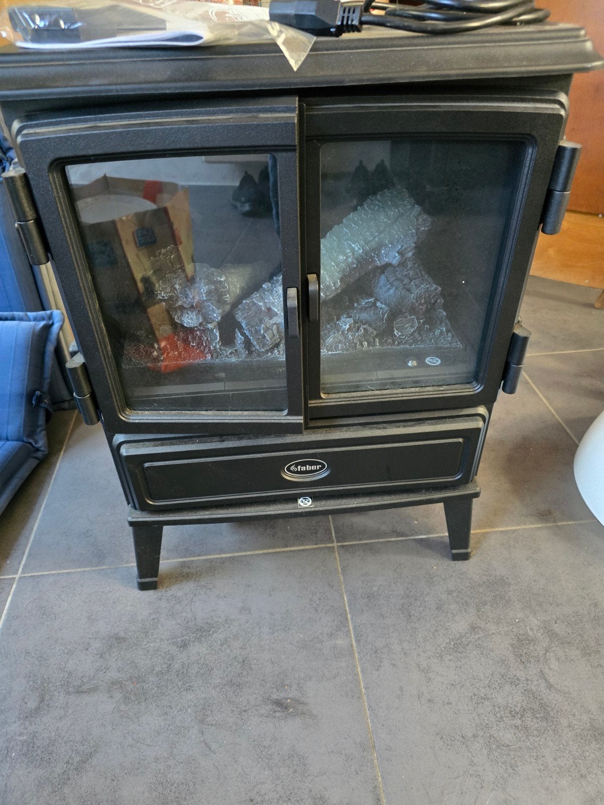 FABER STONEBRIDGE ELECTRISCHE SFEERKACHEL, Huis en Inrichting, Kachels, Ophalen, Overige soorten, Elektrisch, Nieuw