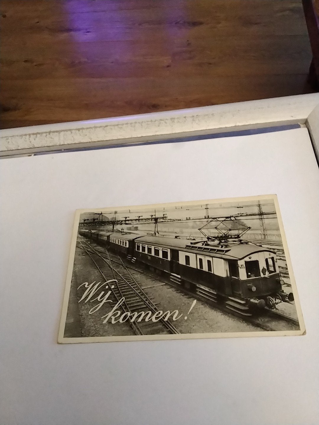 WIJ.  KOMEN !   TREIN, Ophalen of Verzenden, Voor 1920, Voertuig