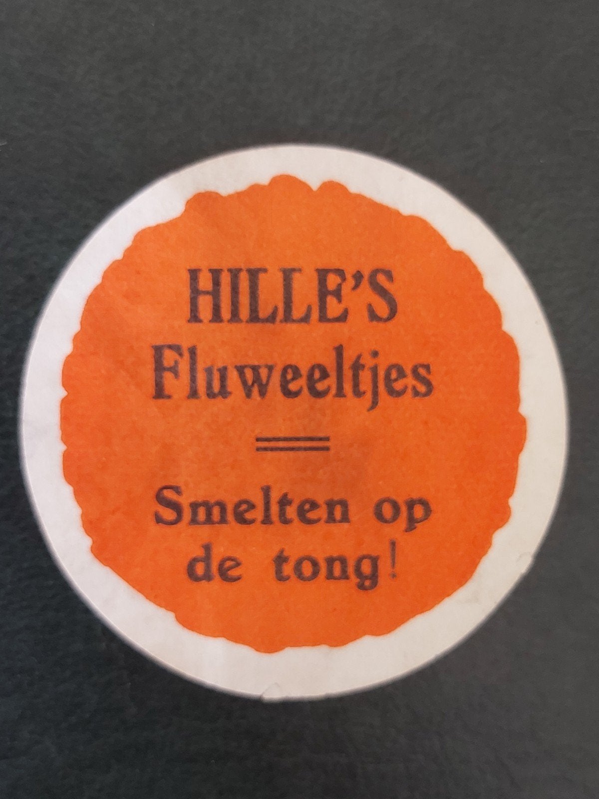 Sluitzegel HILLE'S  Fluweeltjes Zaandam, Verzenden, Zo goed als nieuw, Overige typen