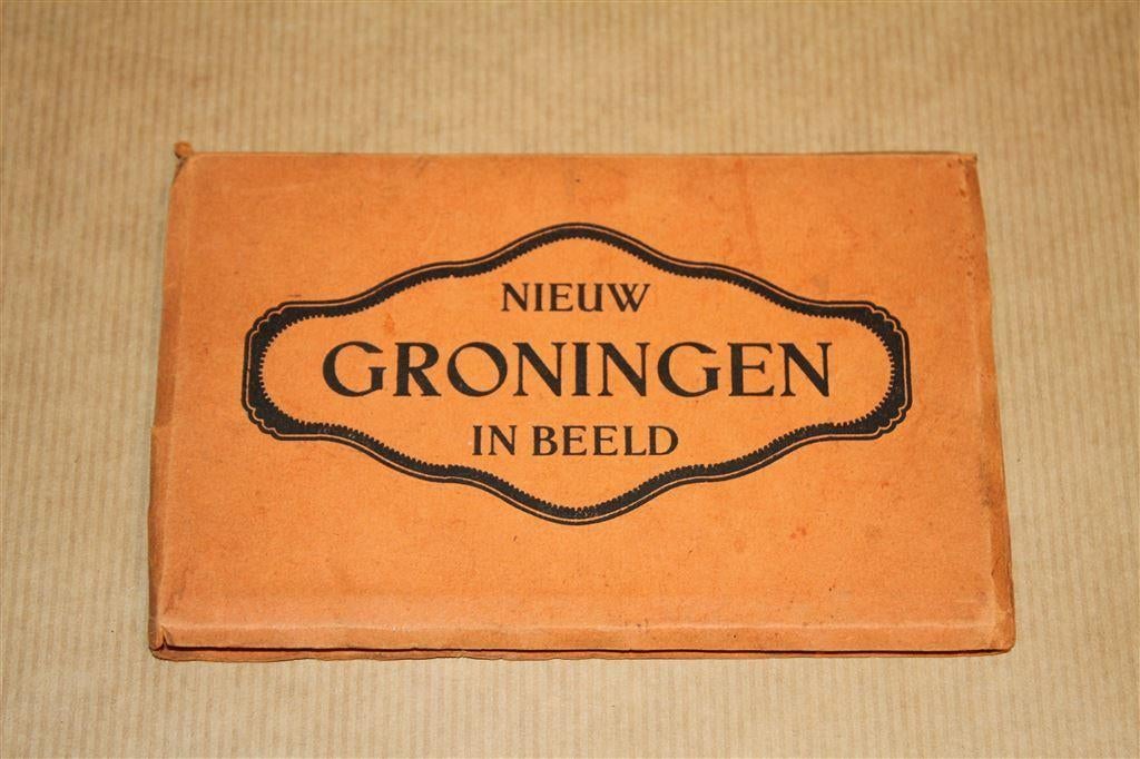 Leporello ansichtenboekje Nieuw Groningen in beeld - 1920 !!, Verzamelen, Ansichtkaarten | Nederland, Ophalen of Verzenden, Voor 1920
