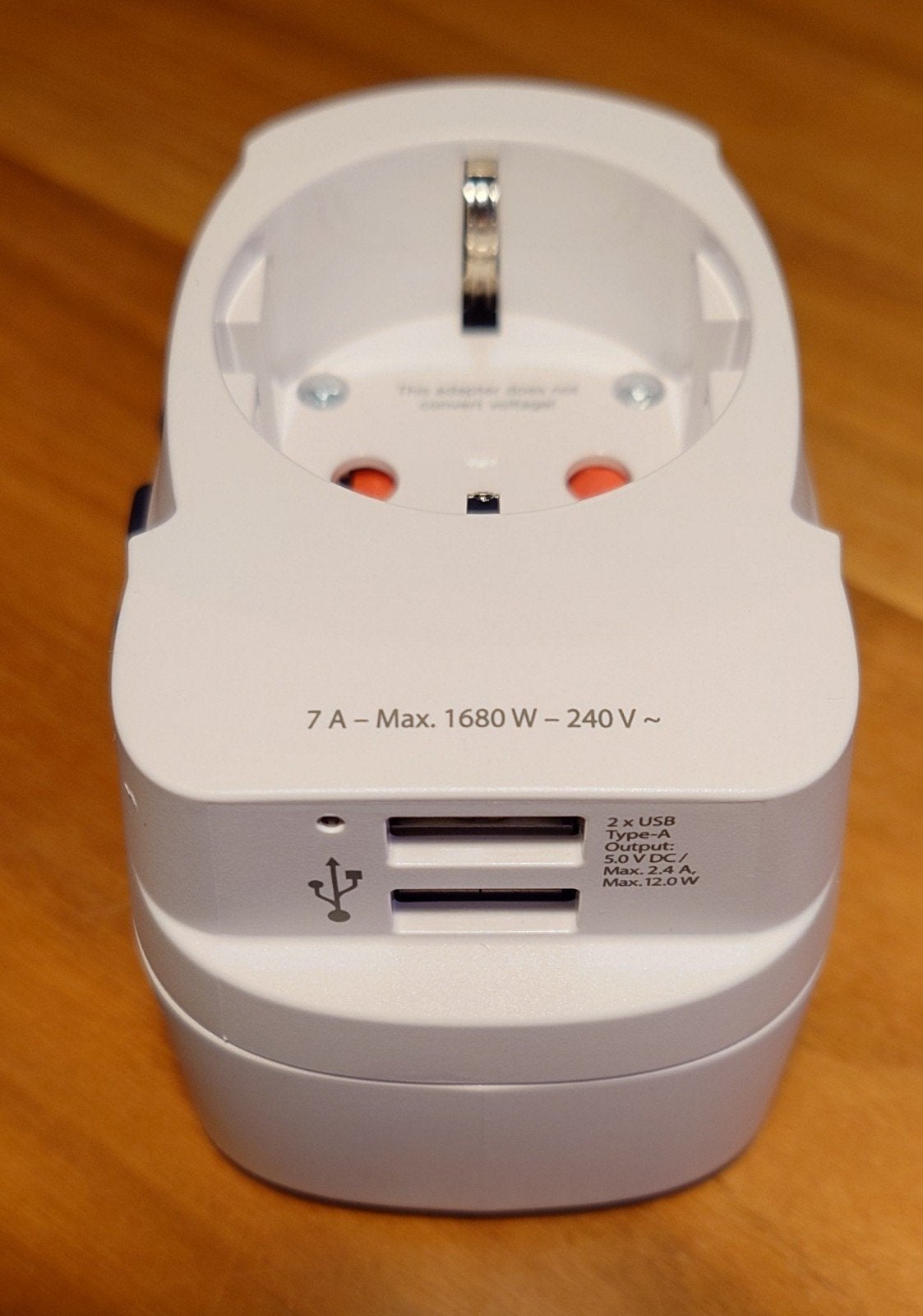 SKROSS World Adapter PRO Light USB (2XA) - Reisadapter, Ophalen of Verzenden