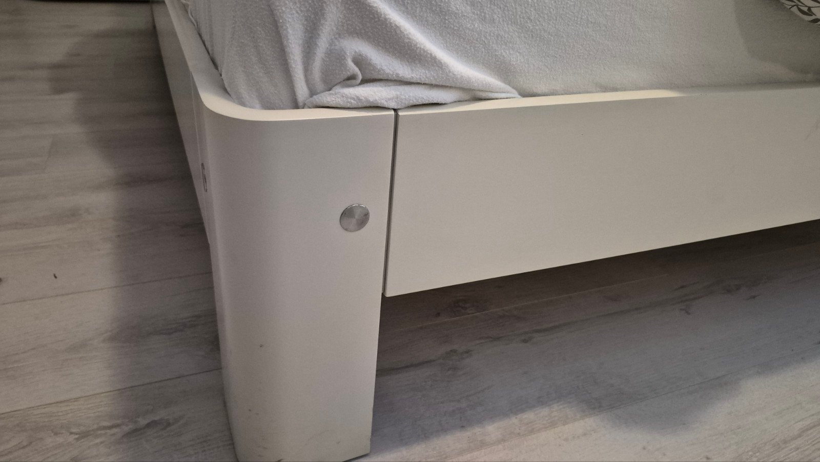 Auping bed 160x200 cm met elektrische bedbodems, Huis en Inrichting, Slaapkamer | Bedden, Ophalen, Wit, Tweepersoons, 200 cm