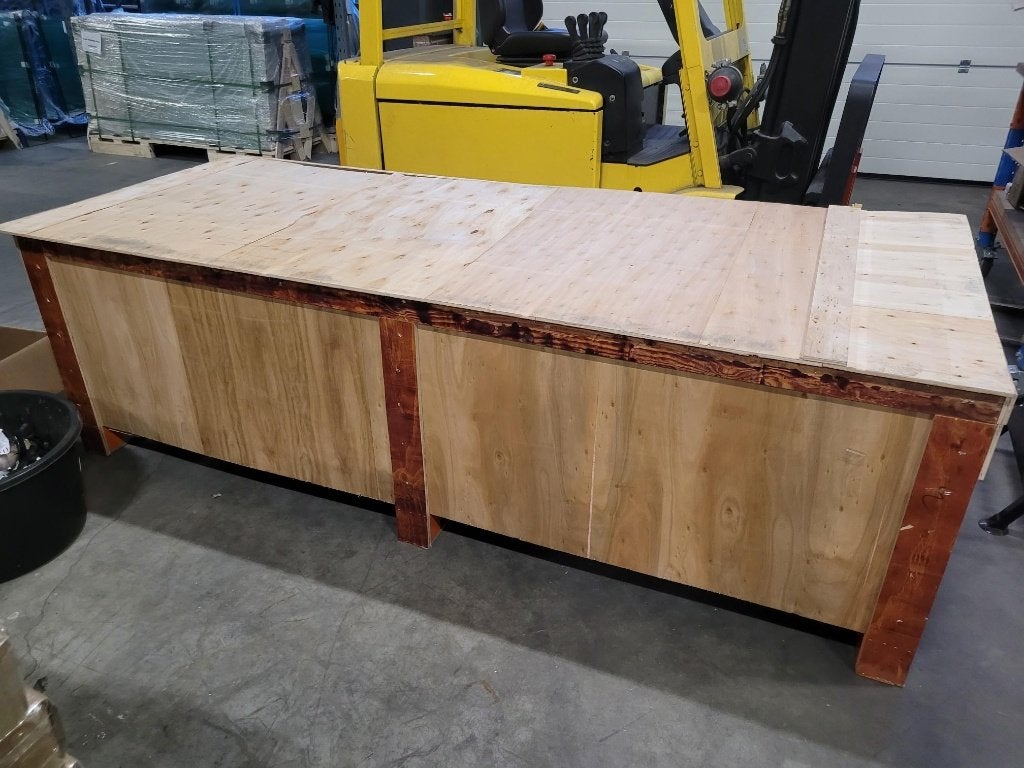 Houten kist - 255 x 105 x 77 cm, Doe-het-zelf en Verbouw, Kratten en Dozen, Ophalen, 60 cm of meer, Bak of Kist, 50 cm of meer