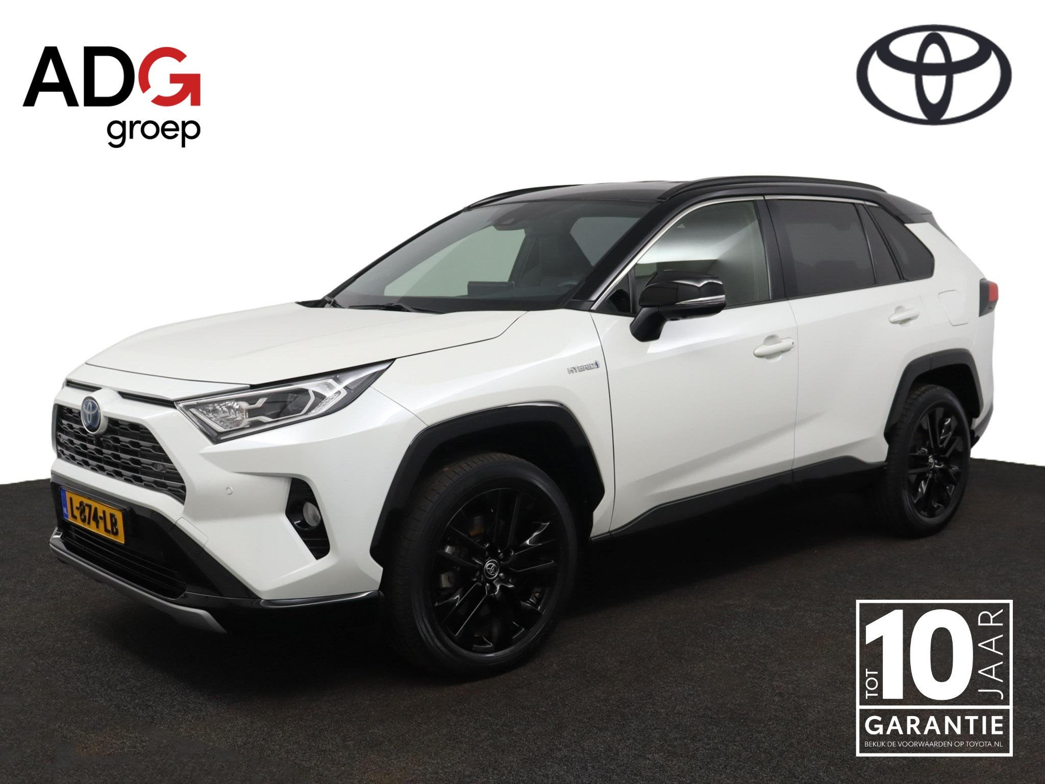 Toyota RAV4 2.5 Hybrid Bi-Tone | Adaptive Cruise Control | J, Auto's, Toyota, 12 maanden, Gebruikt, 4 cilinders, Leder en Stof