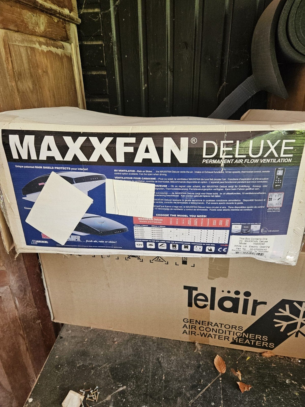 MAXXFAN Deluxe 7000K dakventilator – nieuw in doos – wit, Caravans en Kamperen, Ophalen of Verzenden, Nieuw