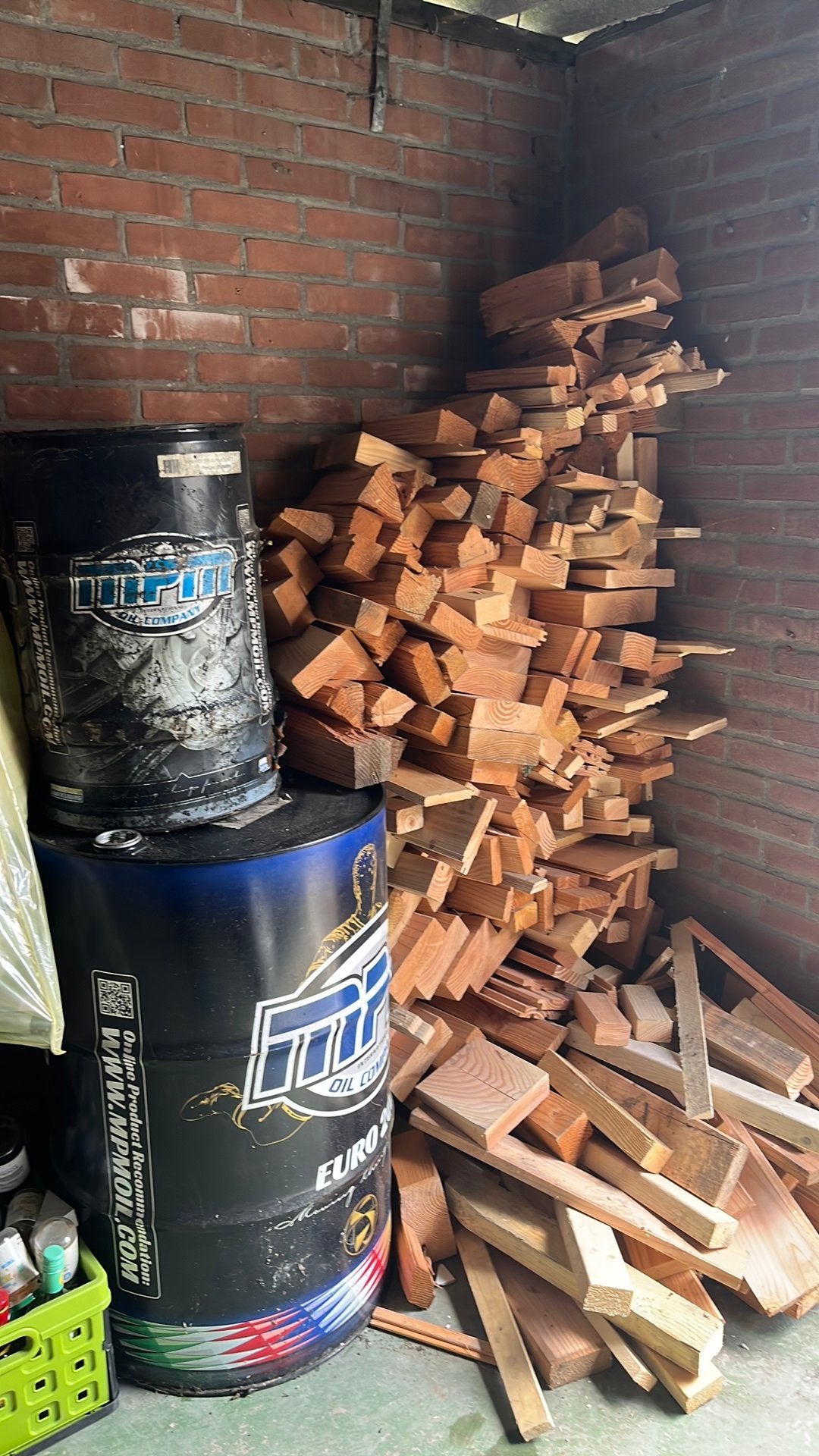 Stookton met kachelhout, Tuin en Terras, Haardhout, Minder dan 3 m³, Ophalen