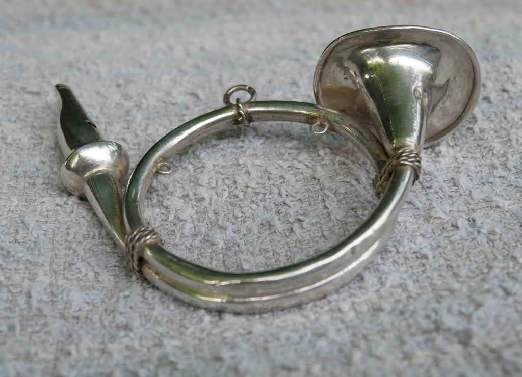 antiek zilveren miniatuur, Ophalen of Verzenden