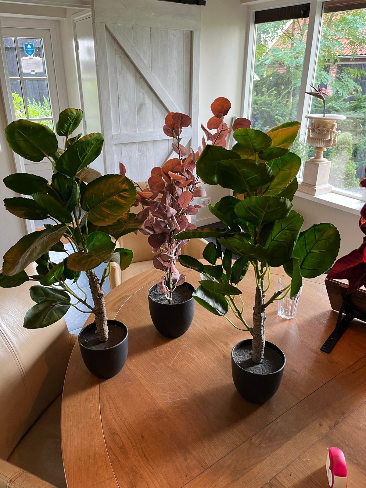 3 duurzame kunstplanten van Jysk, Ophalen, Binnen, Kunstplant, Zo goed als nieuw