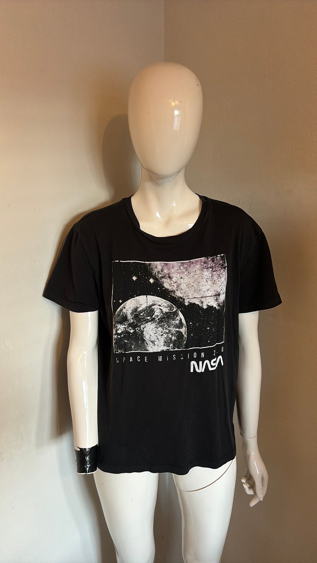 Nasa t-shirt maat L, Ophalen of Verzenden, Zo goed als nieuw, Maat 38/40 (M), Korte mouw