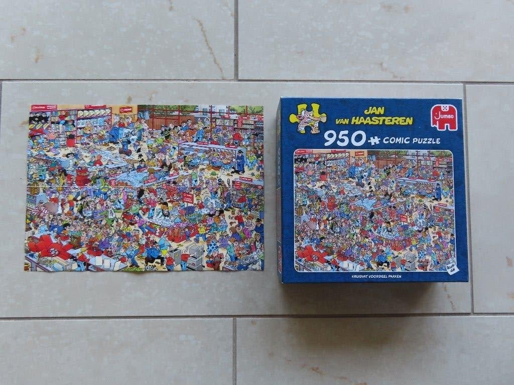 puzzel Jan van Haasteren 950 st, Kruidvat voordeel pakken, Hobby en Vrije tijd, Denksport en Puzzels, Ophalen of Verzenden, 500 t/m 1500 stukjes