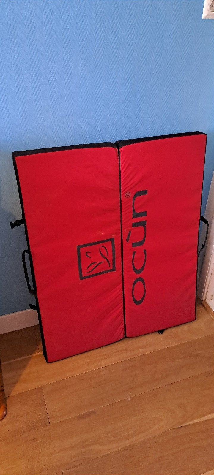 Ocun Bouldermat - 8cm dik, 80x100cm, Ophalen, Zo goed als nieuw, Klimsport-accessoire