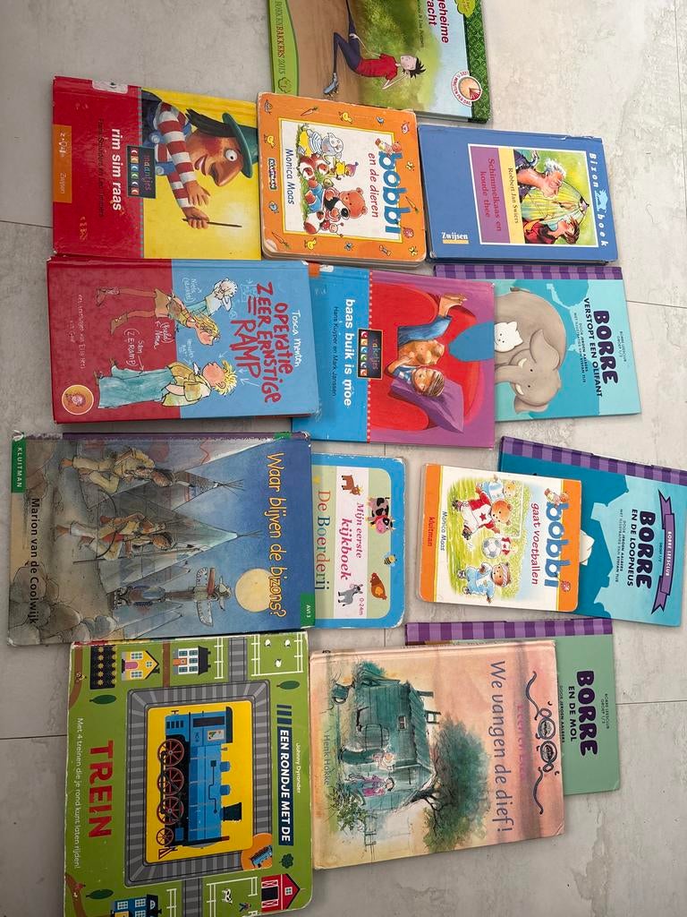 Diverse Kinderboeken: Bobbi, Borre, Trein en meer!, Ophalen of Verzenden, Gelezen, 2 tot 3 jaar