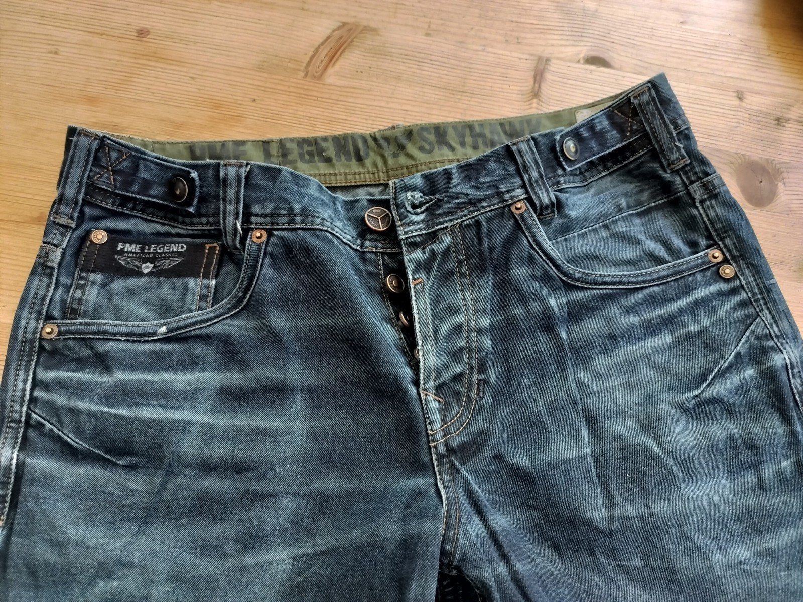 PME Legend Skyhawk Jeans W34-L38. Bieden, Blauw, Ophalen of Verzenden, PME Legend, W33 - W34 (confectie 48/50)