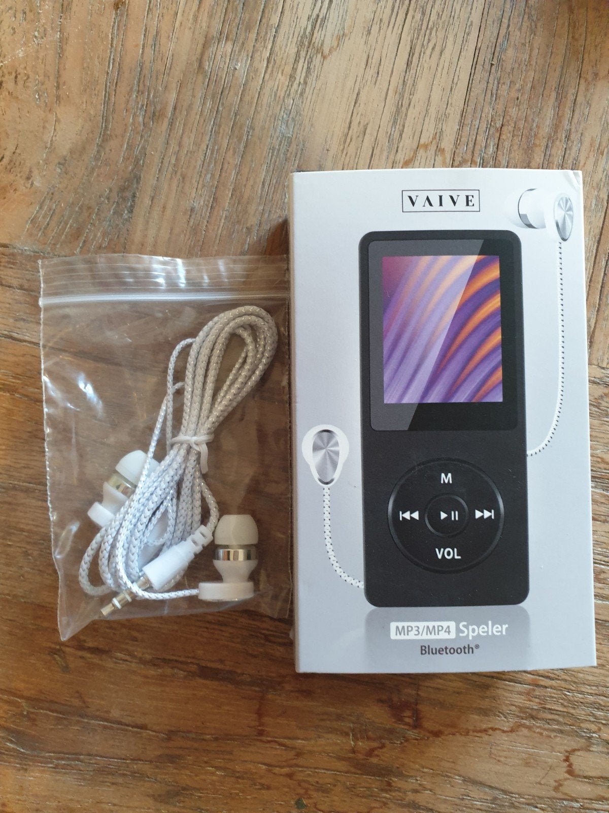 Nieuwe Vaive MP3/MP4 Speler met Bluetooth, Audio, Tv en Foto, Mp4-spelers, Ophalen of Verzenden, Nieuw, Overige merken, Minder dan 2 GB