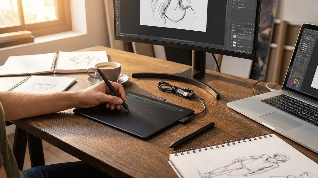 Wacom Intuos S Tekentablet | Compleet | Werkend, Computers en Software, Ophalen of Verzenden, Gebruikt, Bedraad, Wacom Intuos