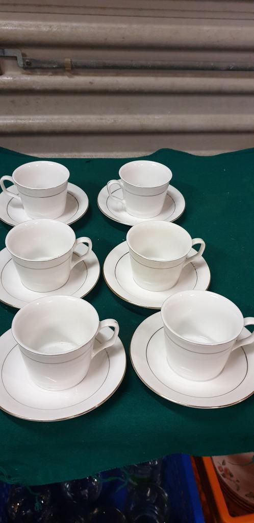 6 x kopjes en schotels, Ophalen of Verzenden, 'T Olde Gre-j, Info@toldegrej.nl, Endepoelstraat 20f Didam