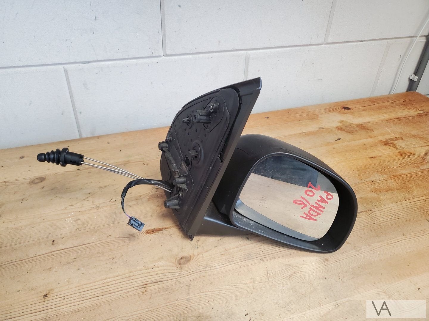 Fiat Panda 2012 - 2020 spiegel rechts zwart handmatig €30, Gebruikt, -, -, Ophalen of Verzenden