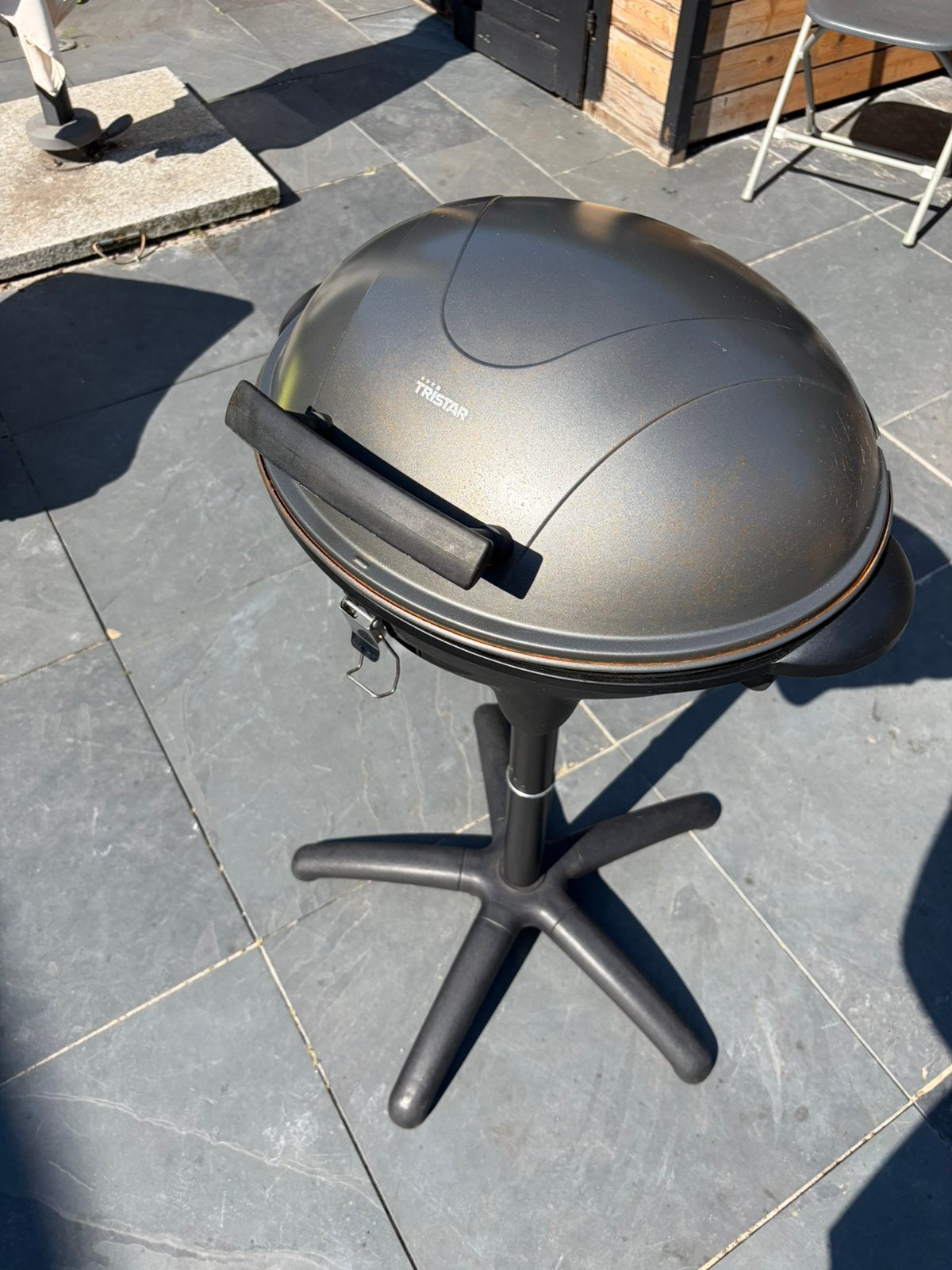 Elektrische bbq - barbecue Tristar balkon bbq, Tuin en Terras, Elektrische barbecues, Ophalen, Gebruikt
