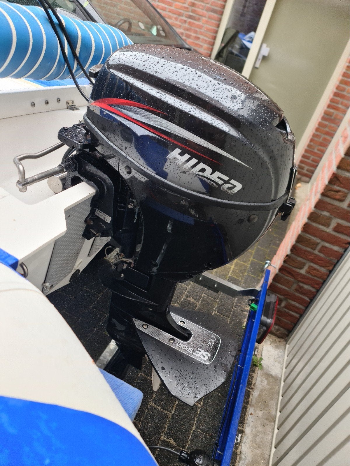 RIB/ rubberboot H-Venus 290 met 9.9pk Hidea/Yamaha + trailer, Ophalen, Buitenboordmotor, Afdekzeil, Yamaha