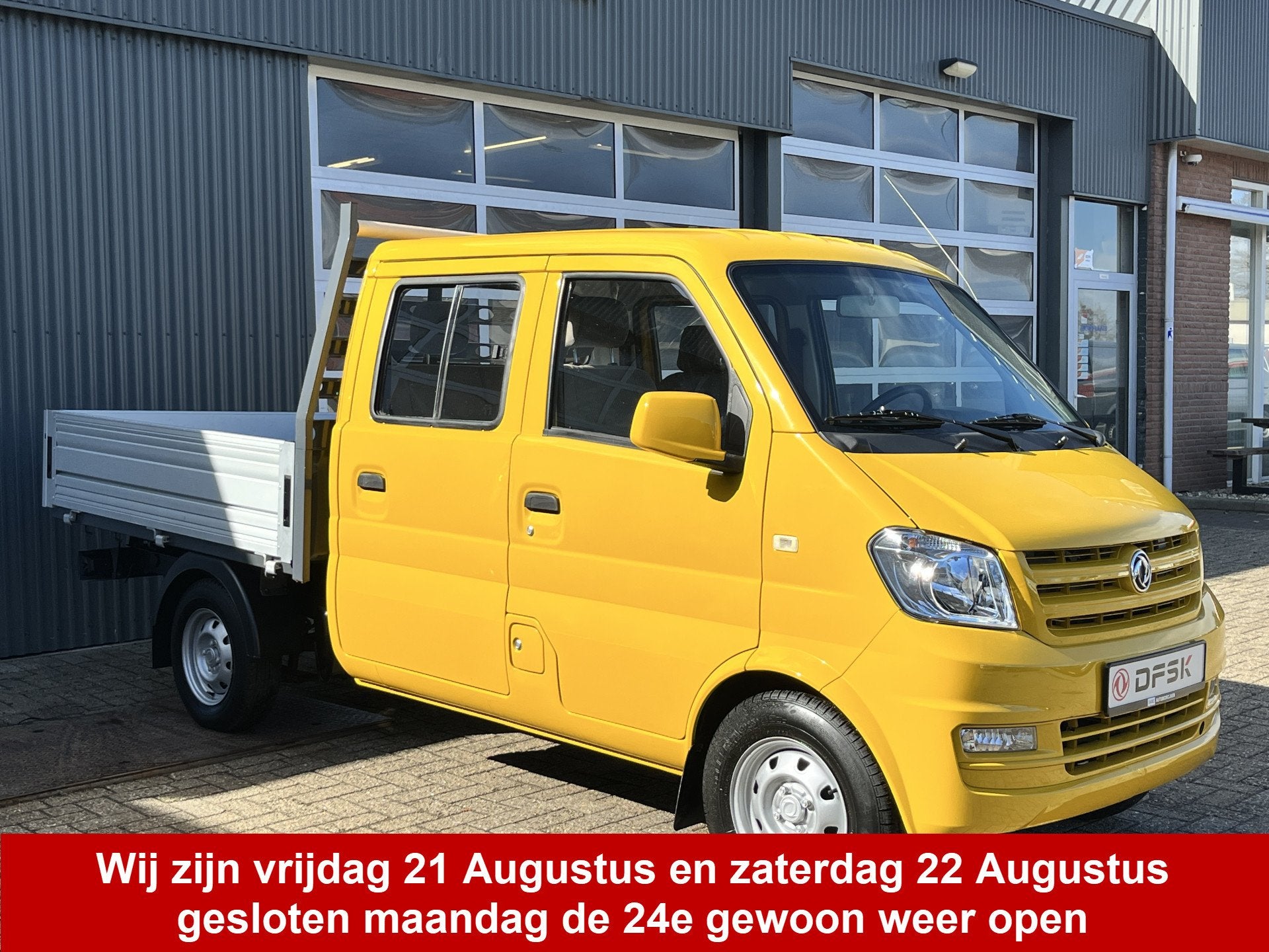 DFSK K02S MMBS 100% elektrische MMBS Landbouwkenteken Openla, Auto's, Stof, Gebruikt, Zwart, Mistlampen