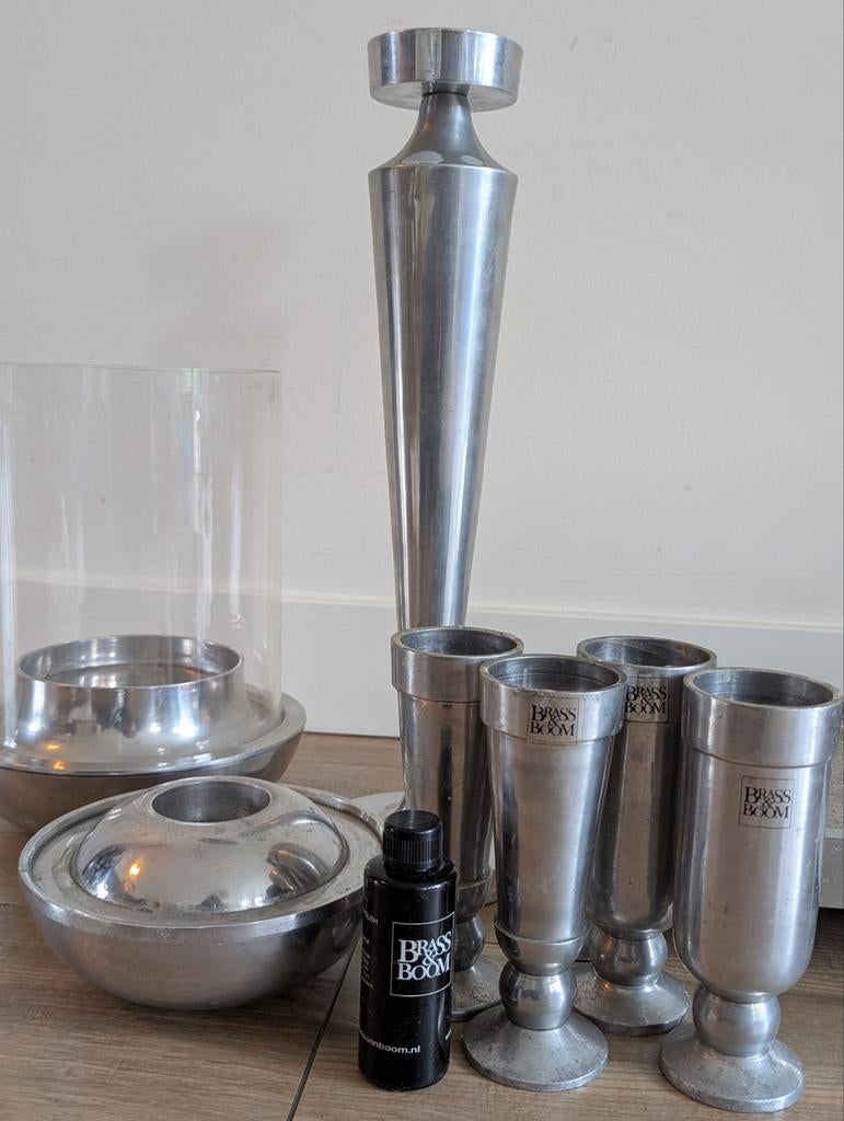 Brass en Boom aluminium decoratieset, Ophalen