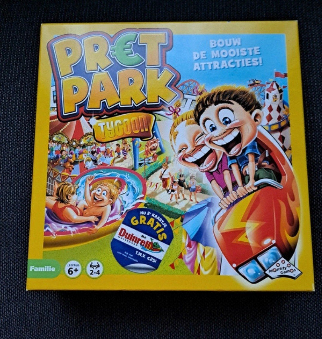 pretpark bordspel, Ophalen of Verzenden