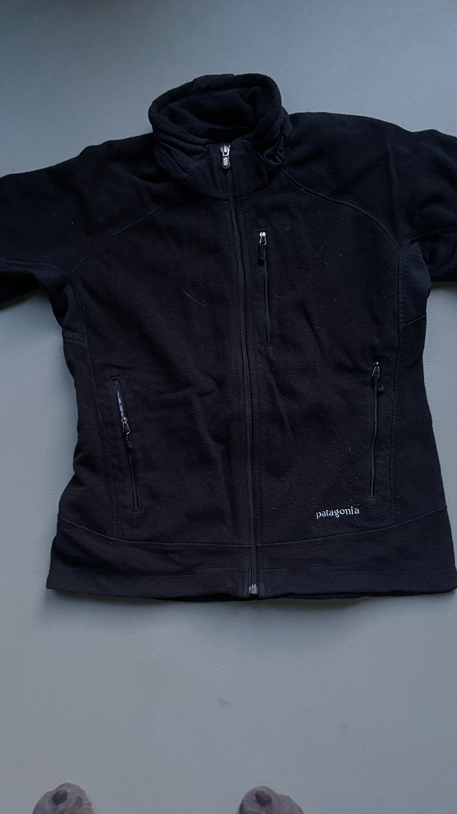 Patagonia fleecejack voor dames - Zwart, Maat M, Ophalen of Verzenden, Gedragen, Maat 38/40 (M), Zwart