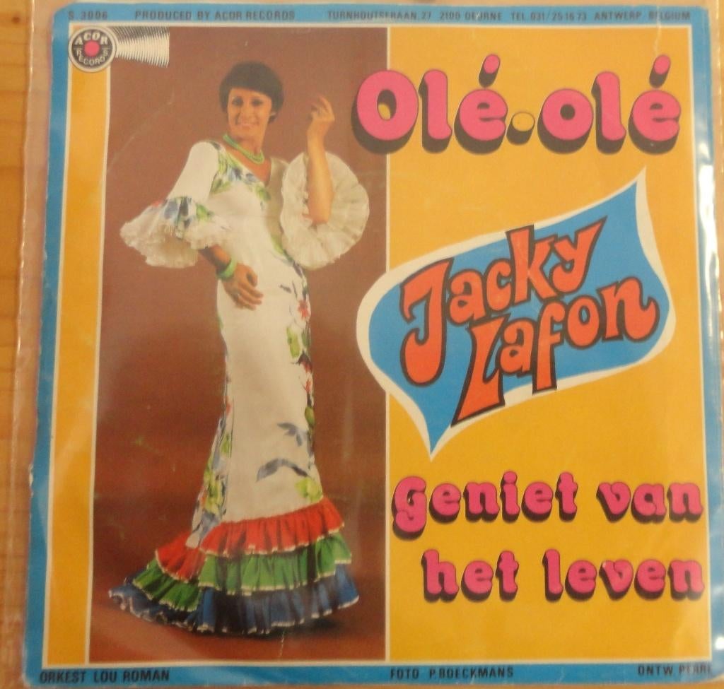 Jacky Lafon < Ole Ole, Gebruikt, 7 inch, Single, Ophalen of Verzenden