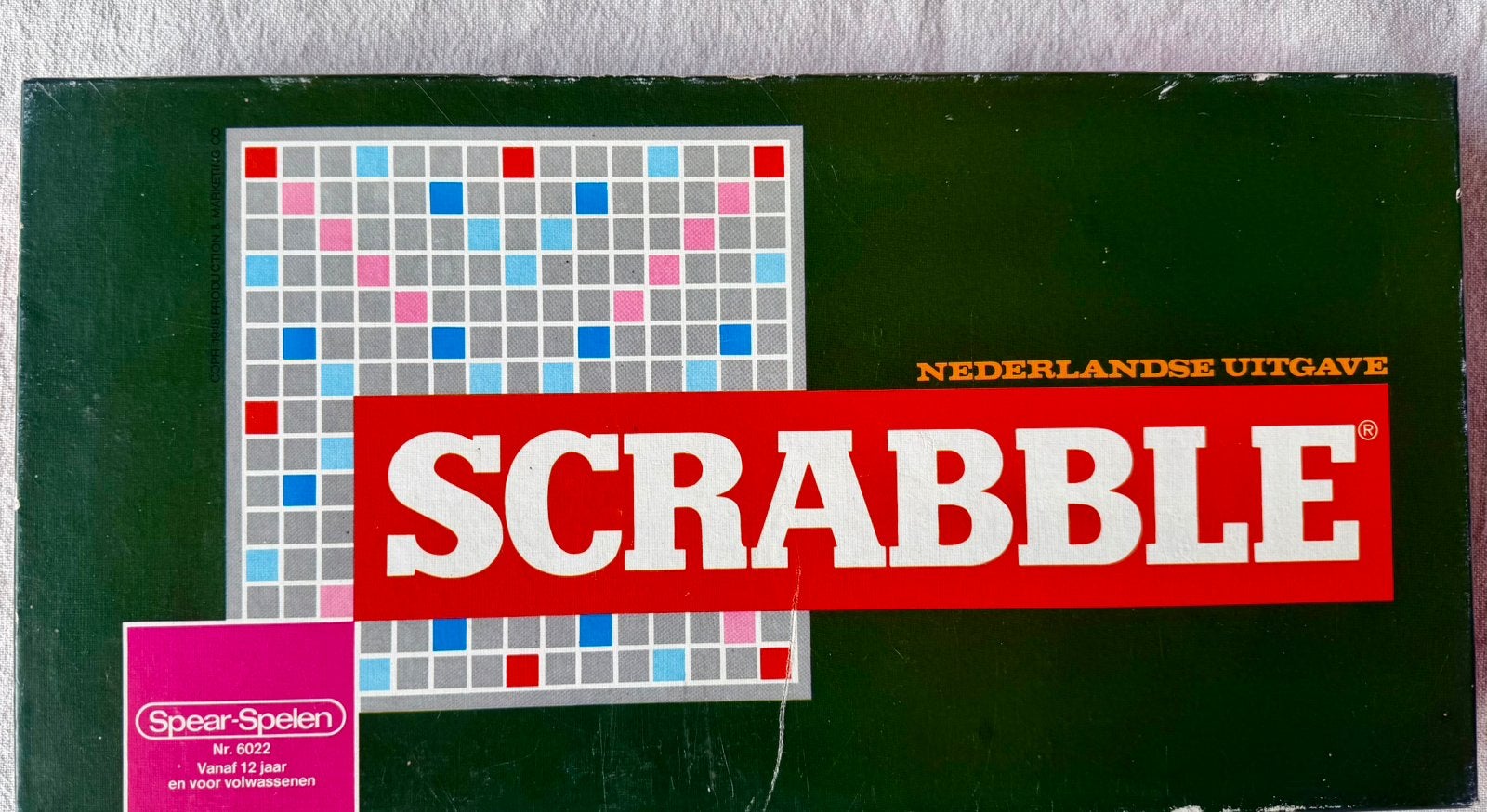 Vintage Scrabble (Spear-Spelen) - Compleet⁠, Ophalen of Verzenden, Gebruikt