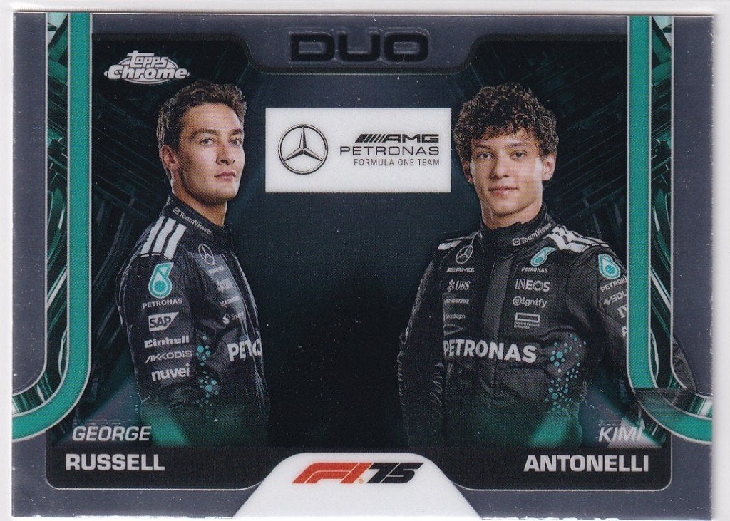 George Russell & Kimi Antonelli Duo Chrome #167, Verzenden, Nieuw, Formule 1