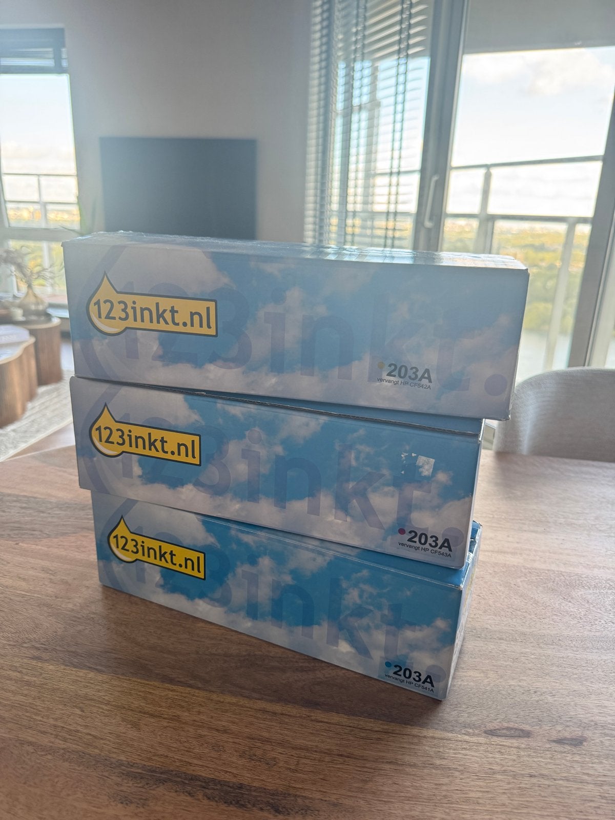 Nieuwe 123inkt 203A toners voor HP printer (3 stuks), Ophalen of Verzenden