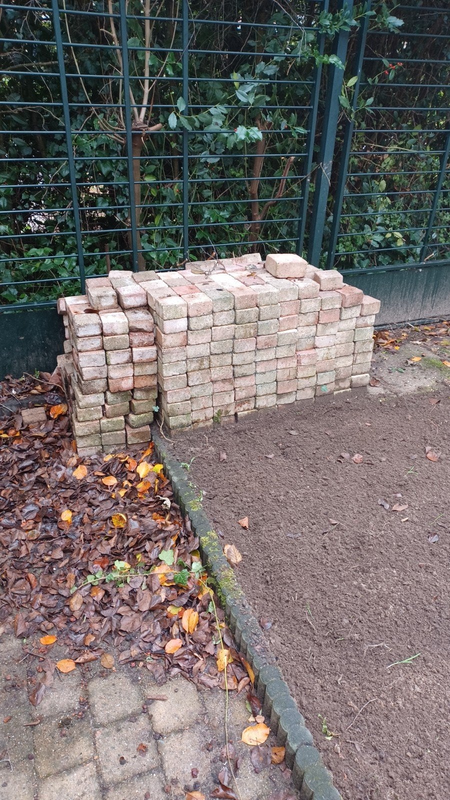 stenen 10 x 10 cm gratis ophalen., Ophalen, Gebruikt, Klinkers, 5 tot 10 m²