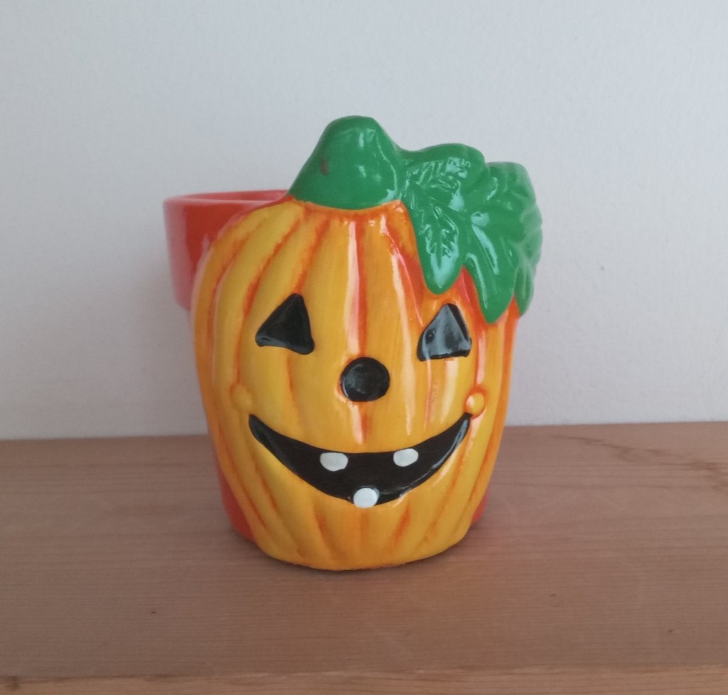 Helloween pompoen bloempotje, nieuw, Oosterveldweg 15, 7274 DZ, Verzenden, Rond, Nieuw