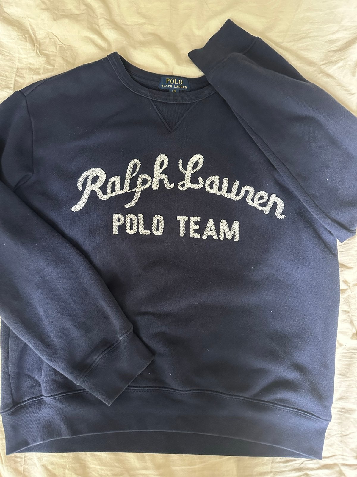 Polo Ralph Lauren sweater - Maat L/G (14-16), Kinderen en Baby's, Ophalen of Verzenden, Zo goed als nieuw, Jongen of Meisje, Trui of Vest
