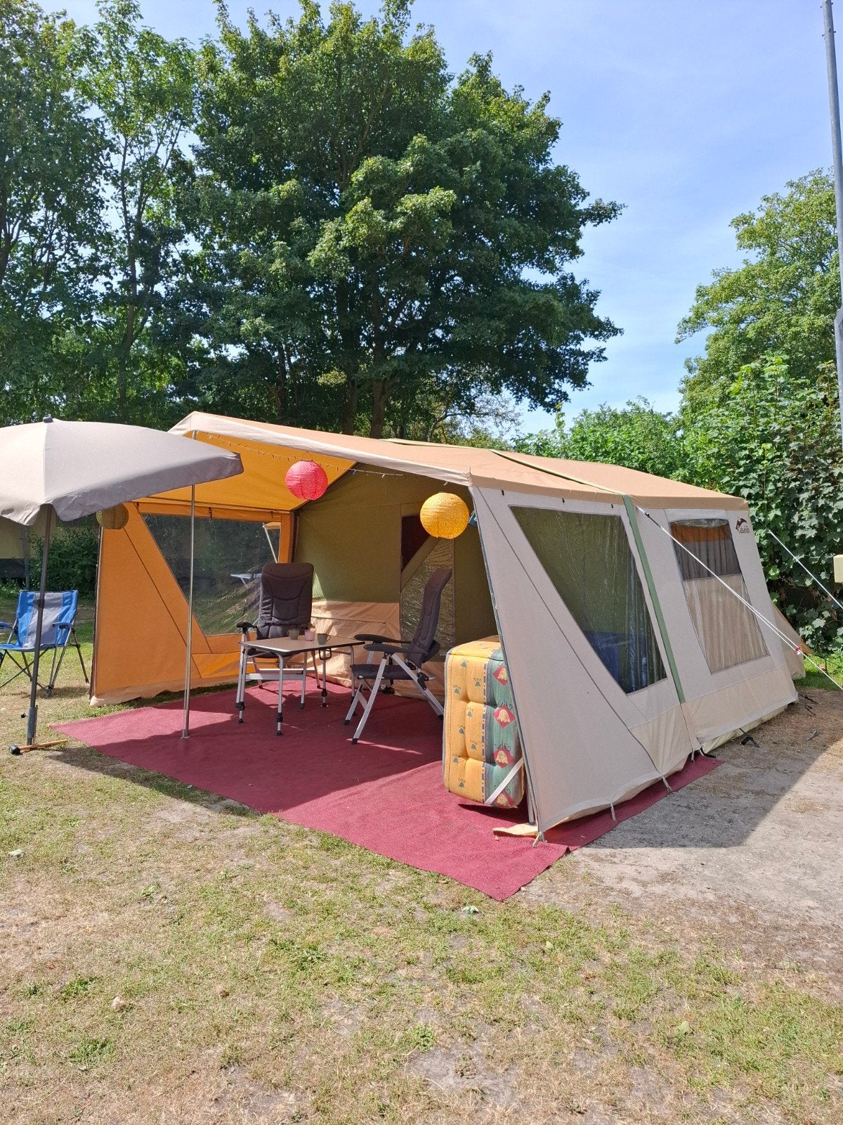 Vouwwagen cabanon malawi 2015, 2 tot 4 personen, Caravans en Kamperen, Vouwwagens, Ophalen