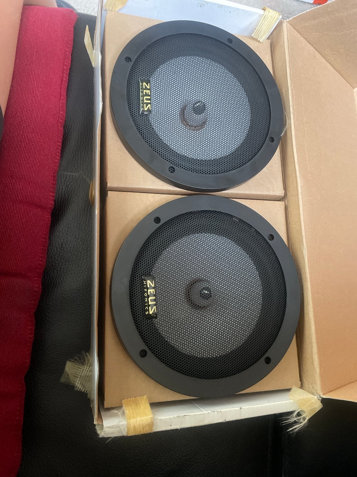 Hifonics Zeus ZXC6.2C 16.5cm 2-weg Componenten Speakers, Auto diversen, Ophalen of Verzenden, Zo goed als nieuw