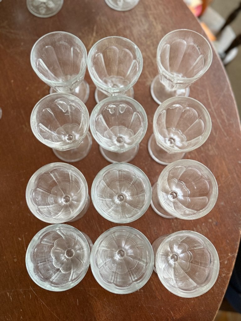 Ijscoupe glazen, Ophalen, Glas of Glazen, Overige stijlen, Glas
